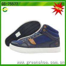 Sapatos de conforto de calçado de corte casual de corte alto para homens